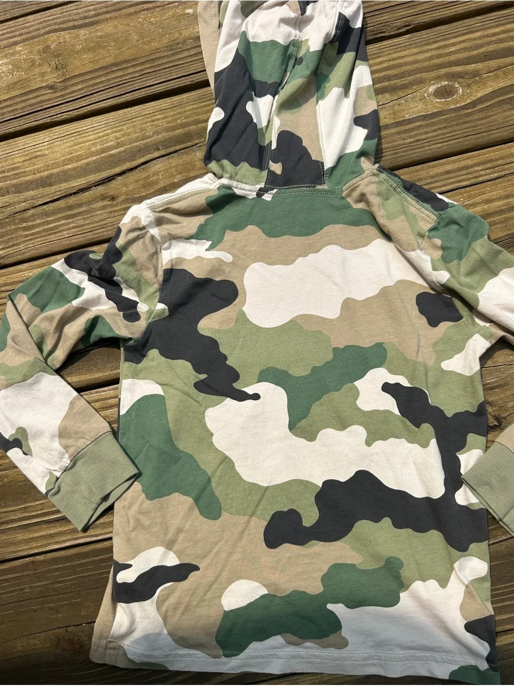 Adidas Boys Set Of Track Pants & Camo Hoodie Tshirt, Size 6